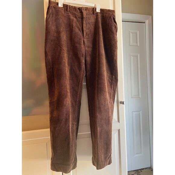 Polo Ralph Lauren Chinos / Casual Corduroy Pants Size 38/32 US In Brown - Picture 1 of 6